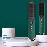 Hair Straightener Comb Curler
