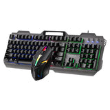 Gamer using the Friends Wolf KT600 keyboard and mouse set during an intense gaming session