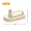 Set of disposable cleaning brushes with replaceable heads and a storage container
