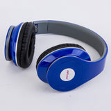 Wired sports headphones with ear hooks being worn by a person running