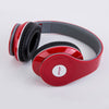 Wired sports headphones with ear hooks being worn by a person running