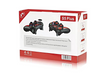 Black S5 Plus mobile game controller with ergonomic design and USB connection