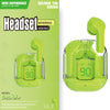Mini Bluetooth Buds: ENC, Display, Sports & Music