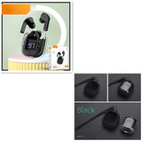 Mini Bluetooth Buds: ENC, Display, Sports & Music