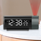 USB Charging Electronic Projection Dual Alarm Clock
