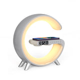 مصباح LED مع مكبر صوت بلوتوث وشاحن لاسلكي
