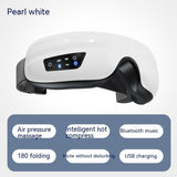 Heated Vibration Eye Massager: White/Pink, Relaxation for Tired Eyes  pen_spark