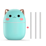 Ultra-Silent USB Cat Humidifier with LED Cool Mist