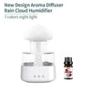 Rain Cloud USB Humidifier Water Drip Mushroom Rain Cloud Diffuser Water Drop Sound Aroma Lamp For Household