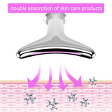 Electric Microcurrent Wrinkle Remover LED Photon Face Beauty Device For Woman