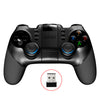 Black universal Bluetooth wireless controller with ergonomic design
