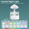 Rain Cloud USB Humidifier Water Drip Mushroom Rain Cloud Diffuser Water Drop Sound Aroma Lamp For Household