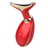 Electric Microcurrent Wrinkle Remover LED Photon Face Beauty Device For Woman