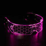 LED Colorful Luminous Technology Glasses
