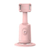 Black 360° auto face tracking gimbal for smartphones with a built-in tripod mount