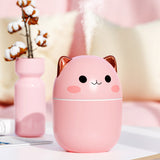 Ultra-Silent USB Cat Humidifier with LED Cool Mist