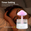 Rain Cloud USB Humidifier Water Drip Mushroom Rain Cloud Diffuser Water Drop Sound Aroma Lamp For Household