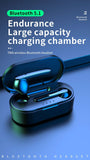 Y9 Bluetooth Earbuds 5.0 TWS Wireless Headphone Stereo Gaming Band