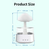 Rain Cloud USB Humidifier Water Drip Mushroom Rain Cloud Diffuser Water Drop Sound Aroma Lamp For Household