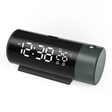 Réveil électronique à projection double avec chargement USB
